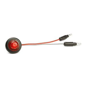 CLR/MKR, Red, LED, Round, Micronova®, Pc, Multi-Volt, W/Grommet - 49262 - Grote