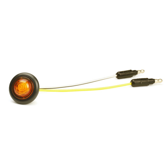 CLR/MKR, Yellow, LED, Round, Micronova®, Pc, Multi-Volt, W/Grommet - 49263 - Grote