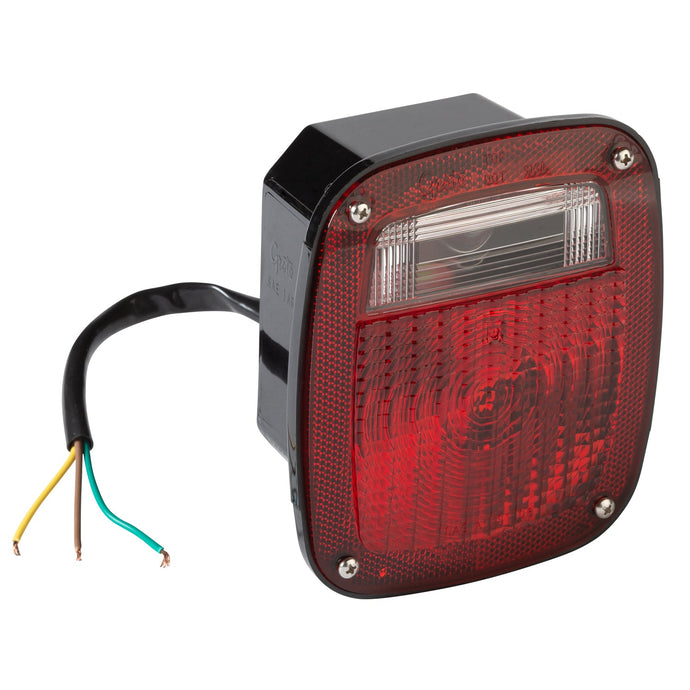 STT Lamp, Red, 3-Stud P'Bilt/Chevy®/Jeep®/Gmc® Replacement  W/Pigtail - 50972 - Grote