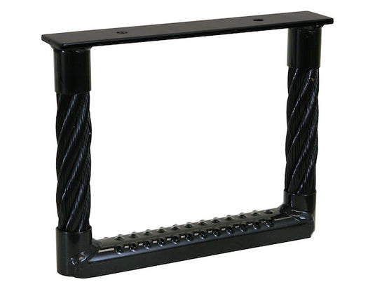 Black Powder Coated Cable Type Truck Step - 15 x 12 x 1.38 Inch Deep - 5231512 - Buyers Products