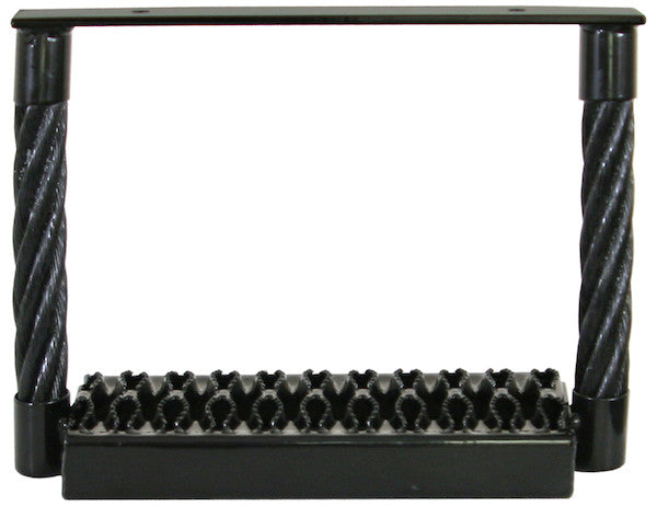 Black Powder Coated Cable Type Truck Step - 9 x 15 x 4.75 Inch Deep - 5230915 - Buyers Products