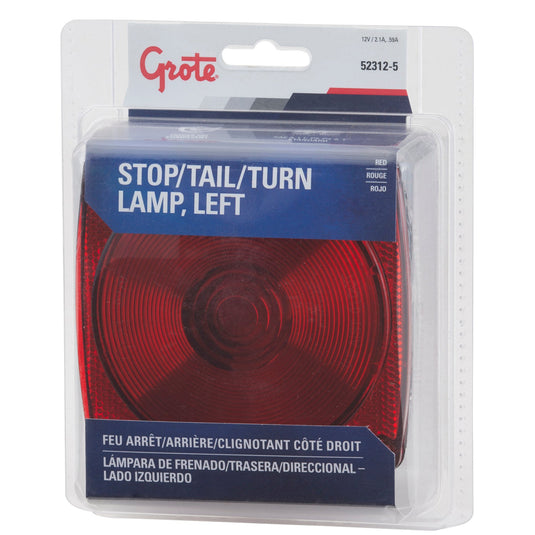 STT Lamp, Red, License Window, U.S. 440 Series -Lh, Retail Pack - 52312-5 - Grote