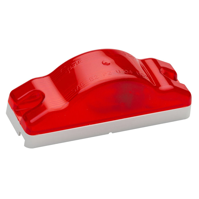 CLR/MKR Lamp, Red, White Base, Sealed Multi-Function Sentry - 53062 - Grote