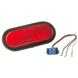 STT Lamp, Red, Economy Oval Lamp Kit(52182+92420+67090) - 53092 - Grote