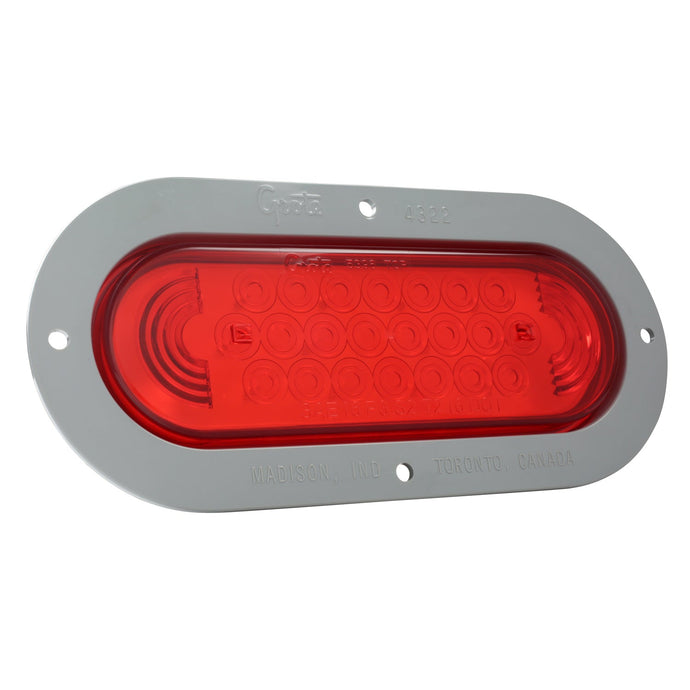 STT Lamp,Red,Supernova® LED W/Gray Flange,Theft Resistant - 53592 - Grote