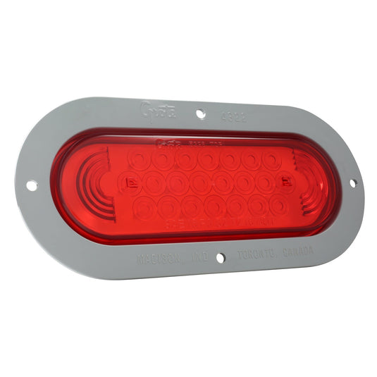 STT Lamp,Red,Supernova® LED W/Gray Flange,Theft Resistant - 53592 - Grote