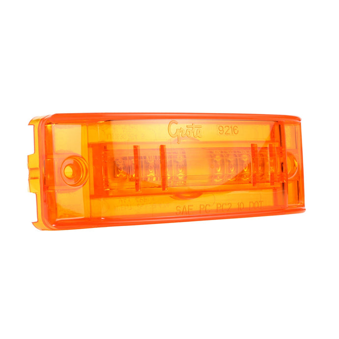 Marker Lamp-Auxiliary Turn, Yellow, Dual Function, Supernova® LED, Turtleback® Ii - 54003 - Grote