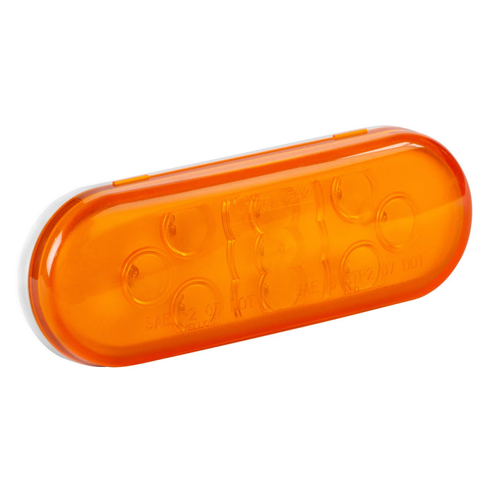 STT Lamp, Yellow, Oval, LED, Male Pin, 9 Diode - 54133 - Grote