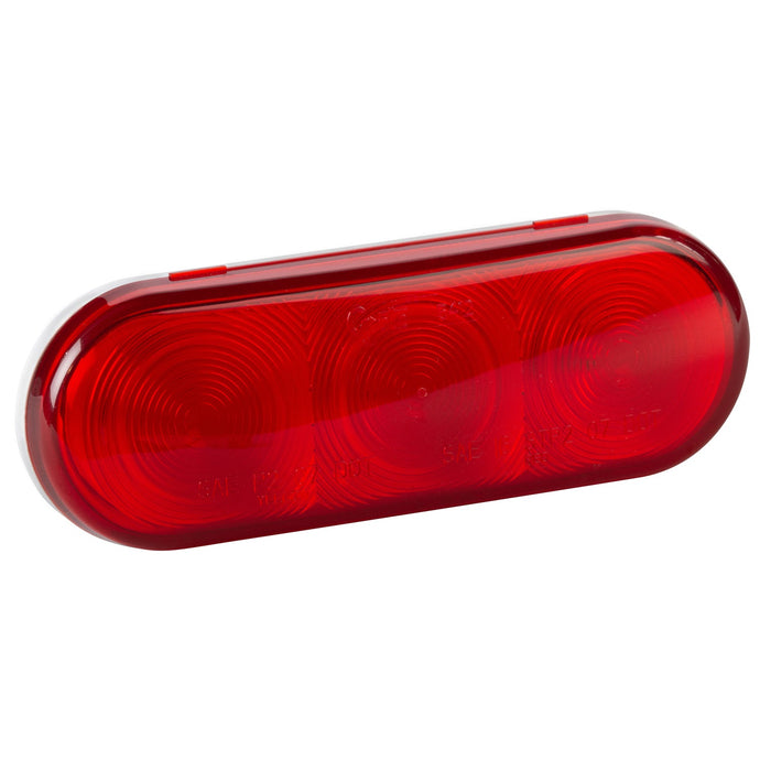 STT Lamp, Red, Oval, Male Pin, 3 Diode LED - 54162 - Grote