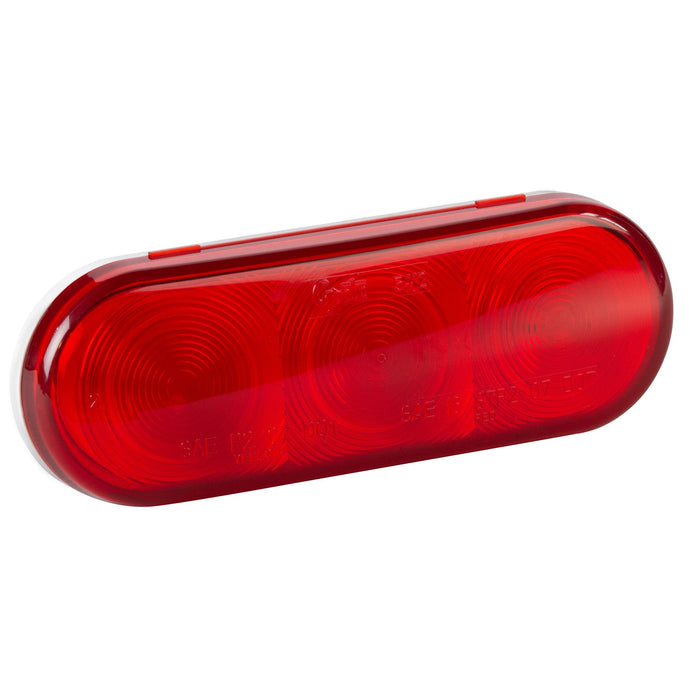 STT Lamp, Red, Oval, Female Pin, 3 Diode LED - 54172 - Grote