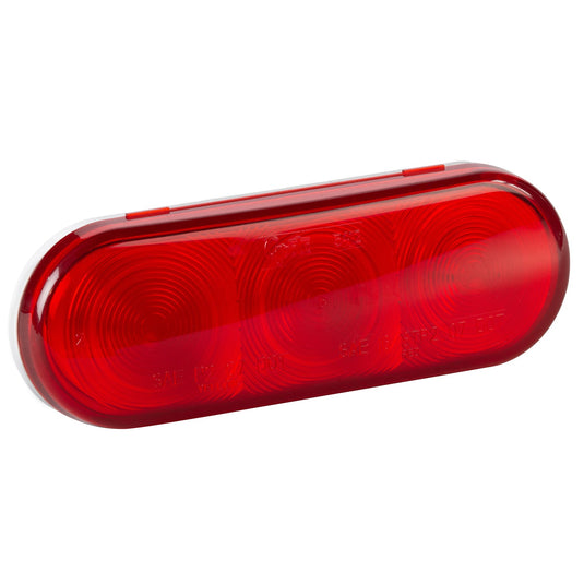 STT Lamp, Red, Oval, Female Pin, 3 Diode LED - 54172 - Grote