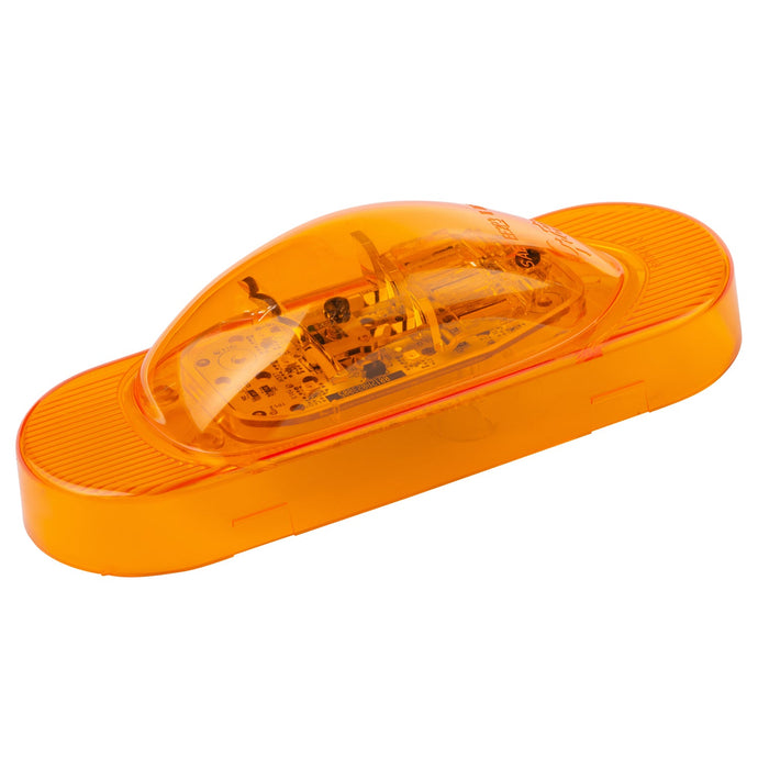 STT Lamp, Yellow, LED, Side Turn Lamp, Oval, Amp Connector - 54193 - Grote