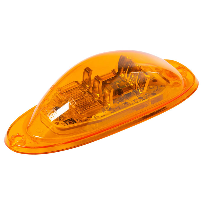 STT Lamp, Yellow, LED, Side Turn Lamp, Oval, Surface Mount, Amp Connector - 54233 - Grote