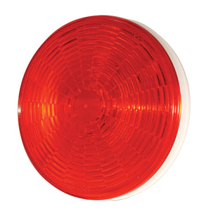 STT Lamp, Red, 4" Round, Male Pin, 3 Diode - 54332 - Grote