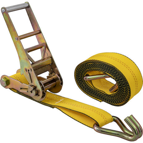 27 Foot Commercial Grade Ratchet Tie Down with Double J-Hooks - 5483027 - Buyers Products