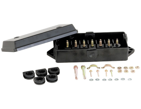 Polypropylene Electrical Junction Box With 7 Terminals - 5601100 - Buyers Products