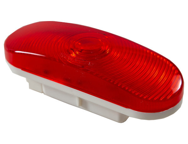 6 Inch Red Oval Stop/Turn/Tail DOT Light with 1 LED - 5626101 - Buyers Products