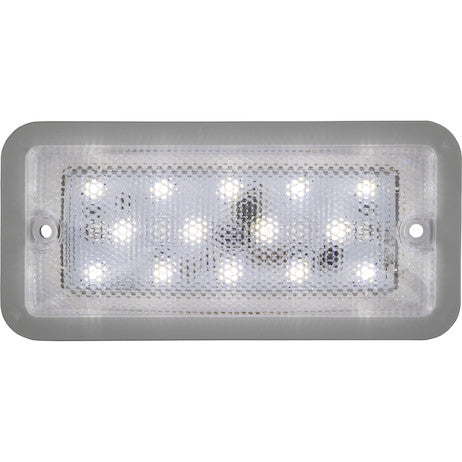5.8 Inch Rectangular LED Interior Dome Light with Built-In Switch - 5626337 - Buyers Products
