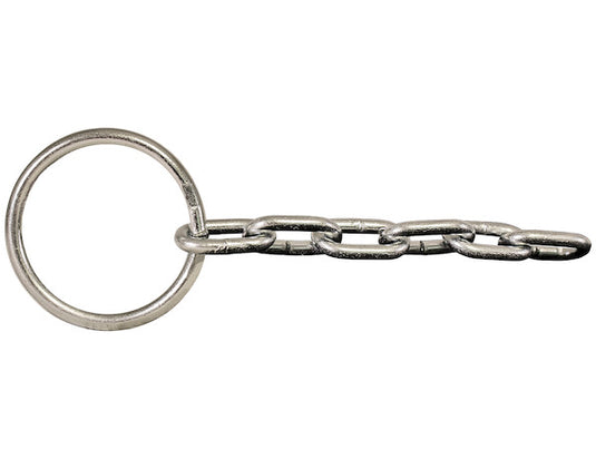 Zinc Welded Ring with 6 Links of Chain for L001 Tailgate Release Lever - 58R6 - Buyers Products