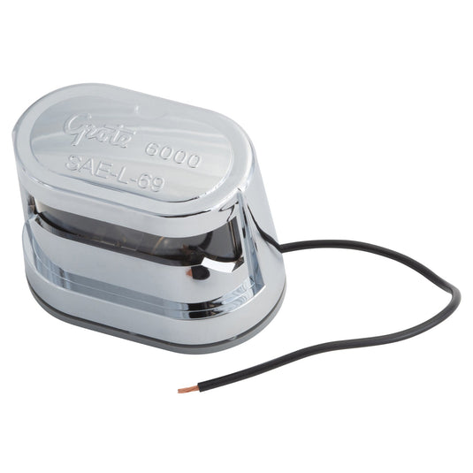 License Lamp, Triple Chrome, License - 60011 - Grote