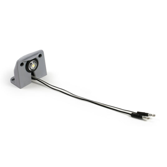 License Lamp, Clear, Micronova® LED Dot W/Gray Bracket (42332) - 60781 - Grote