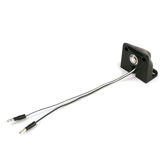 License Lamp, Clear, Micronova® LED Dot W/Black Bracket (42322) - 60791 - Grote