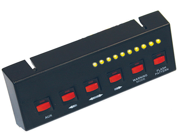 Load image into Gallery viewer, Black Pre-Wired 6-Switch Panel 4-On/Off 2-Momentary - 6391206 - Buyers Products
