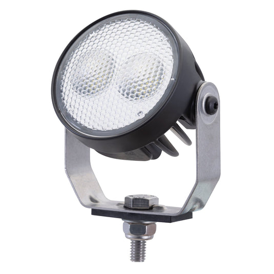 Forward Lighting, Black, Round, LED, Work Lamp, Multi-Volt, Near Pattern, Pinch Mount, Deutsch Connector - 089373153889 - Grote