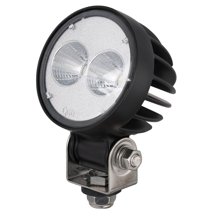 Forward Lighting, Black, Round, LED, Work Lamp, Multi-Volt, Far Pattern, Pendant Mount, Deutsch Connector - 64g01 - Grote
