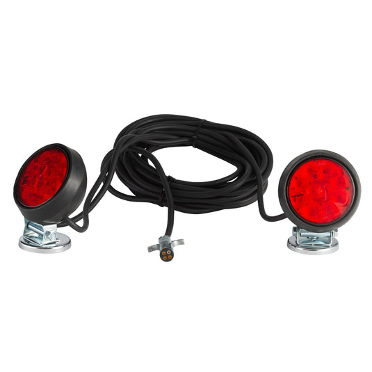 Small Trailer Lighting, Red, Supernova¬Æ LED, Magnetic Towing Kit - 65432-4 - Grote