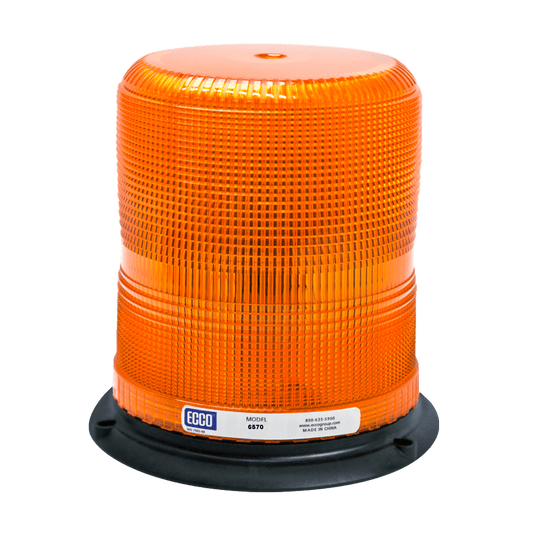 Strobe Beacon: Medium profile,12-48VDC, 7 or 10 joules, double or quad flash - 6570A - Ecco