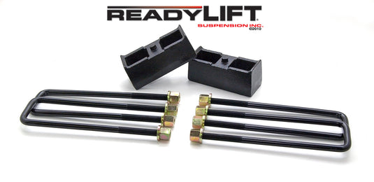 RDY-66-3002 Ready ReadyLift Rear Block Kit 2" ; Chevy Silverado/GMC Sierra / Ford F150 99-21; 67-3809 Shock Extensions Required For 2019 Models - RDY-66-3002 - Absolute Autoguard