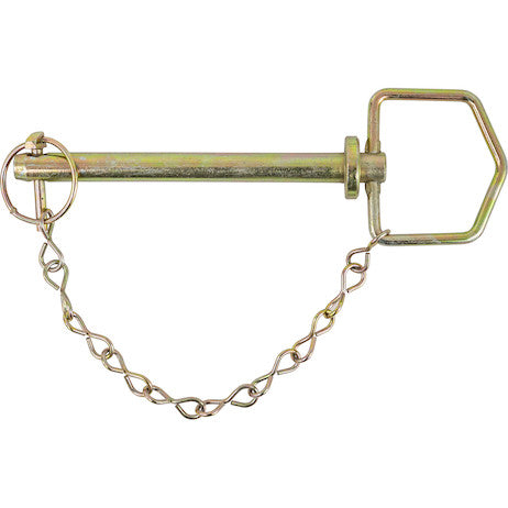 Hitch Pin with Linch Pin and Chain, 5/8in x 6-1/4in - 66141 - Buyers Products