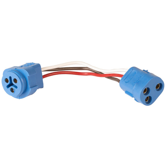 Pigtail, Female Pin To Male Pin Lamp Termination, Adaptor Plug, Blk - 66830-3 - Grote