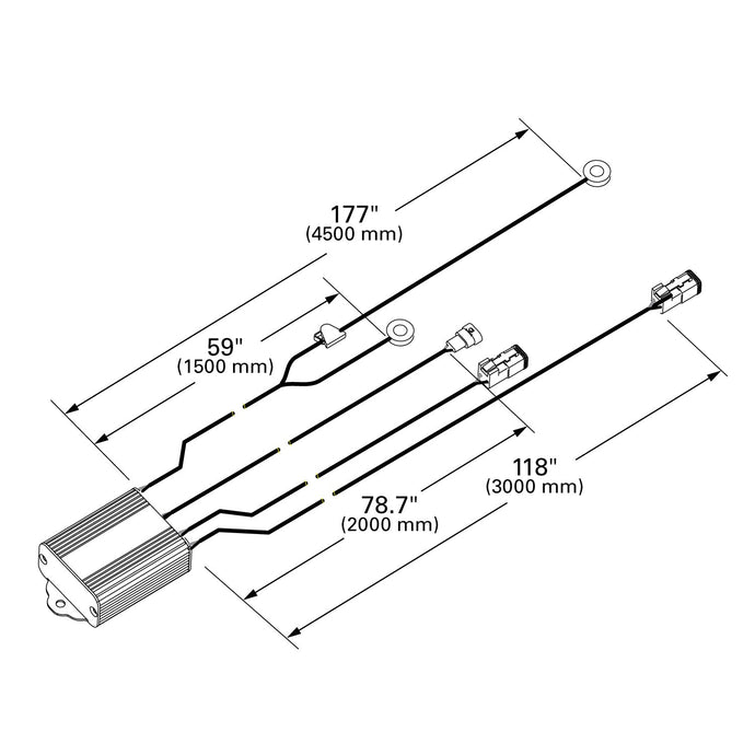 Fog Lamp Harness Deluxe - 68650 - Grote