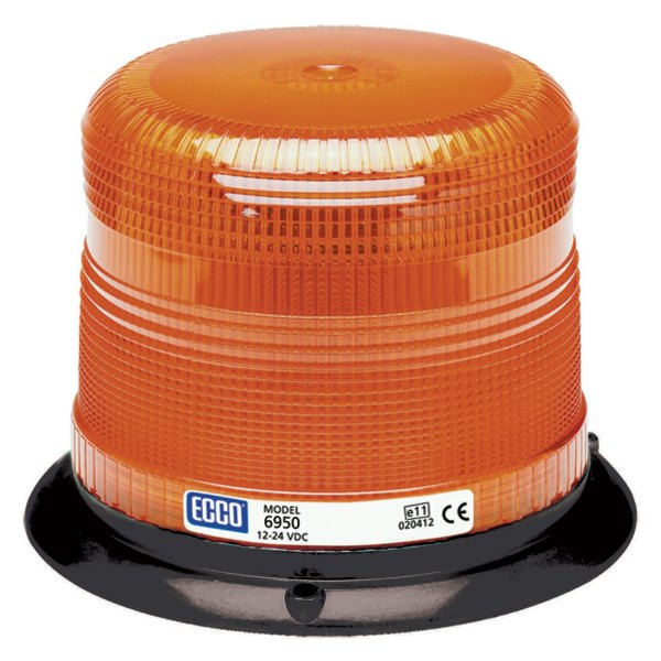Strobe Beacon: i.beam, low profile, 12-24VDC, 15 or 20 joules, double or quad flash, high intensity - 6950A - Ecco
