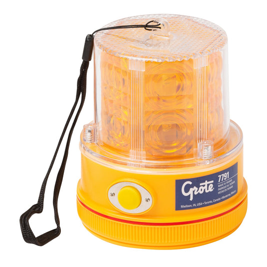 Emergency Lighting, Yellow,  Warning Light, Multi Use, LED, Battery Powered - 77913 - Grote