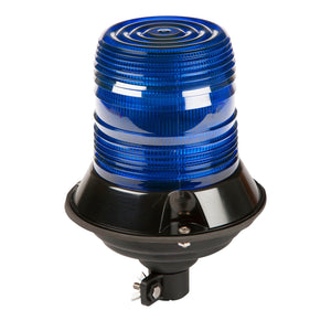 Emergency Lighting, Blue, LED Beacon 12 To 24 V High Lens - 78125 - Grote