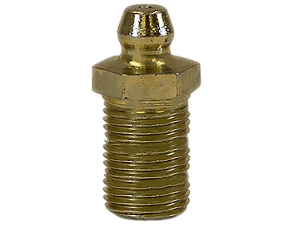 1/8 Inch NPT Grease Fittings - Straight 1-1/4 Inch Long Thread - 815 - Buyers Products