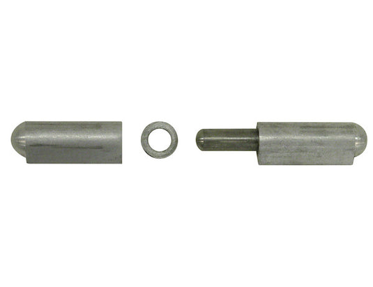 Aluminum Weld-On Bullet Hinge with Stainless Pin and Bushing - 0.77 x 3.94 Inch - AFSSP100 - Buyers Products