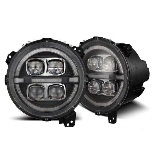 LED PROJ H.LITE 18-23 WRANGLER BLACK - ALP-880868 - Absolute Autoguard