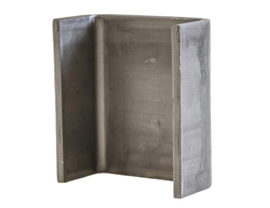 Straight Weld-On Stake Pocket - 1.5x3 Inch Inside x 4 Inch Depth - B2373K - Buyers Products