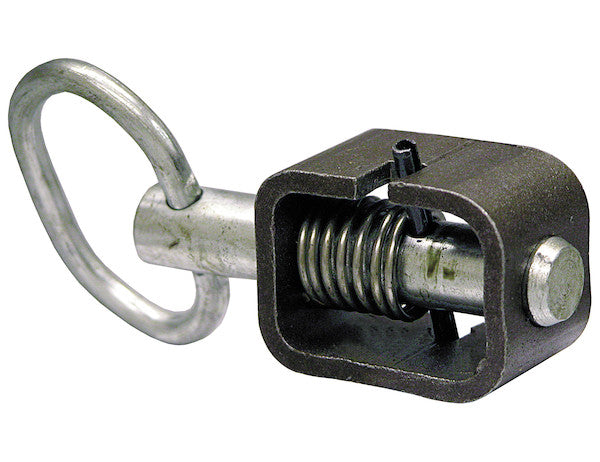 Load image into Gallery viewer, 5/8 Inch Weld-On Spring Latch Assembly-Plain Tube - 2.53 x 4.68 Inch-Unassembled - B2598HU - Buyers Products
