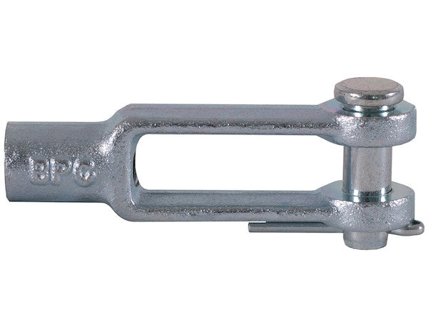 B27084AZ 3/8 Inch Clevis with Pin and Cotter Pin Kit-Zinc Plated - B27084AZKT - Buyers Products