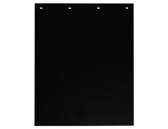 Spray Reducing Grooved White Polymer Mudflaps 24x24 Inch - B24PSRPW - Buyers Products