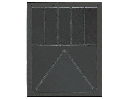 Heavy Anti-Spray Black Rubber Mudflaps 24x24 Inch - B24SRP - Buyers Products
