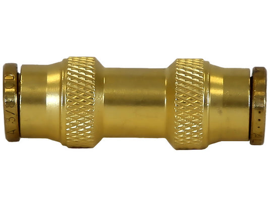 Brass DOT Push-In Union Connector 3/8 Inch Tube O.D. - BUC0P375 - Buyers Products