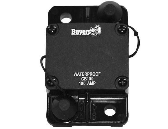 100 Amp Circuit Breaker with Auto Reset - CB100 - Buyers Products