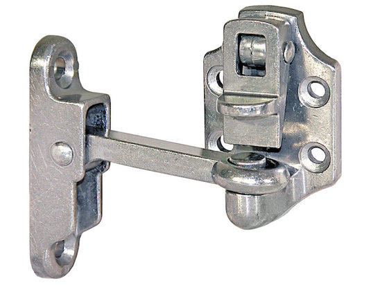 Heavy-Duty Aluminum Door Hold Back - 4 Inch Hook and Keeper - DH304 - Buyers Products