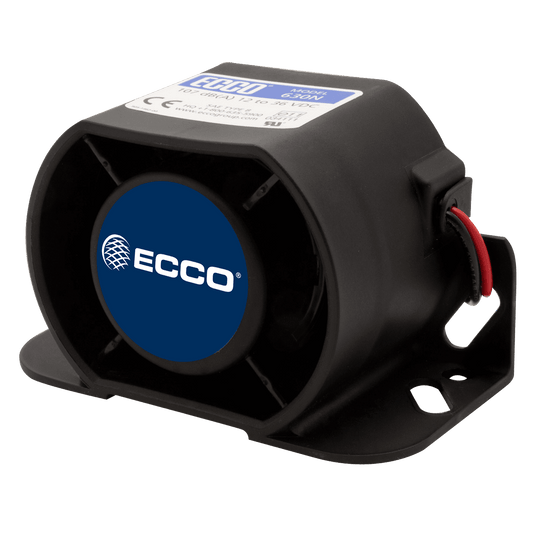 Alarm: Back-up, multi-frequency, 97dB, 12-24VDC - EA6100 - Ecco